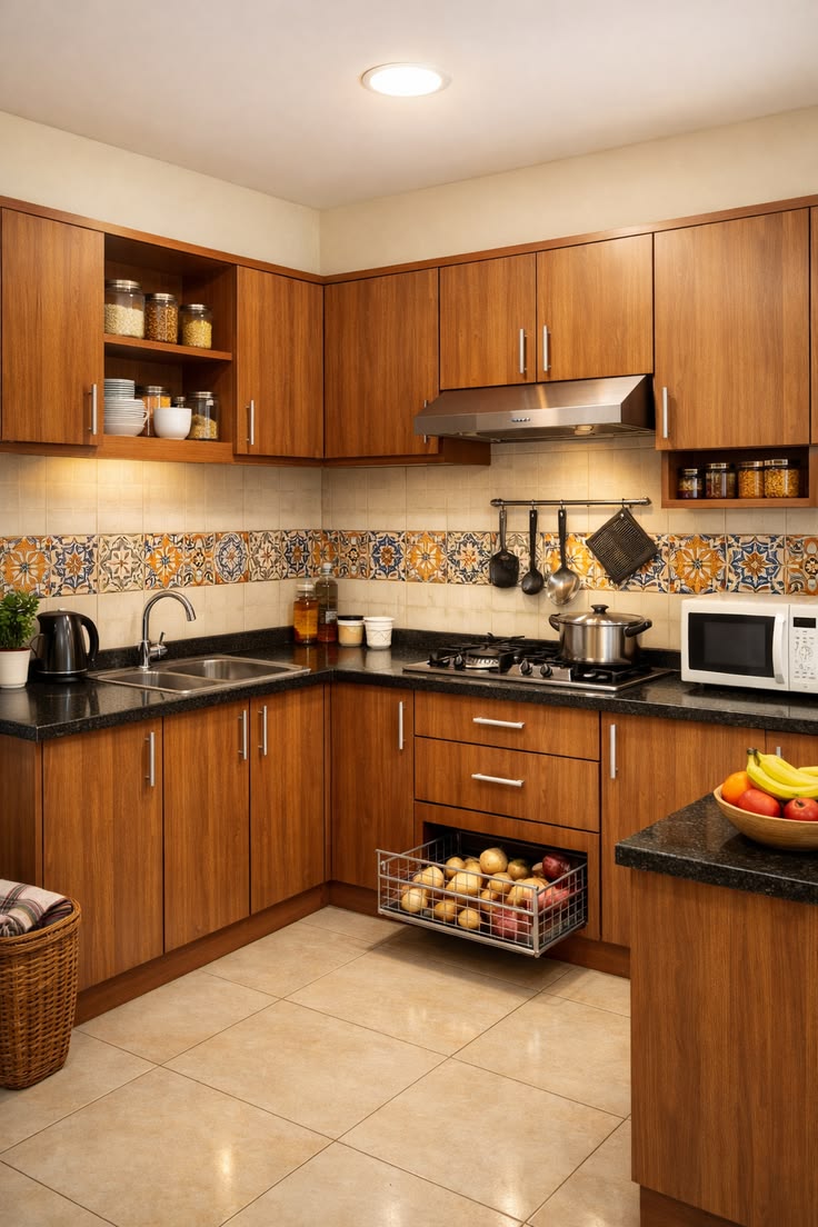 Modern modular kitchen pieces