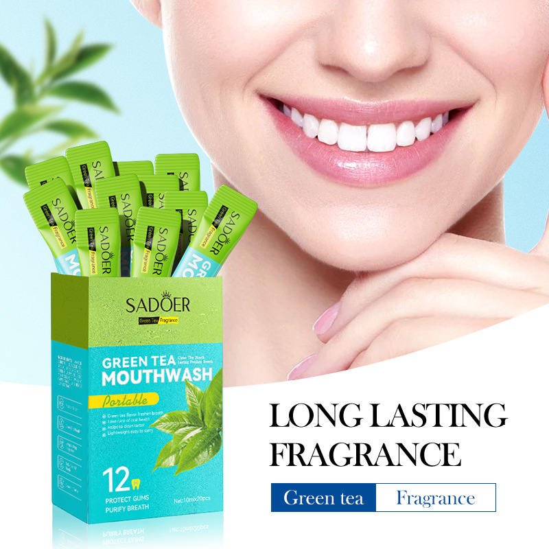 Portable Green Tea Mouthwash
