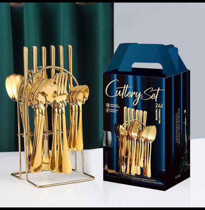 Gold Cutlery Set