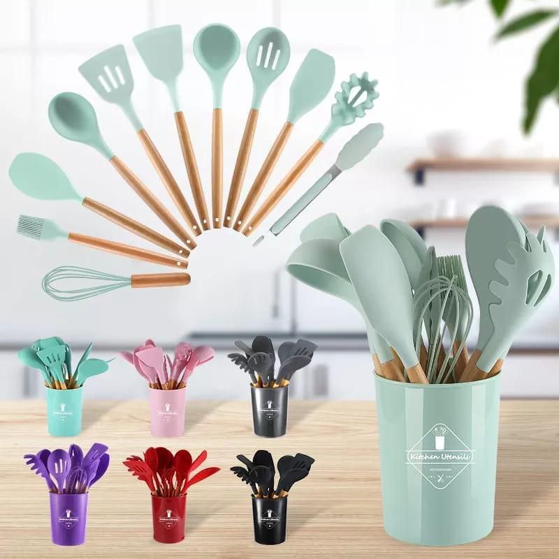 Silicone Kitchen Utensil Set
